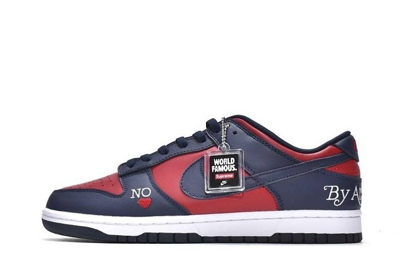 Sb Nike Dunks L Off-White &Quot;Blue Red&Quot;