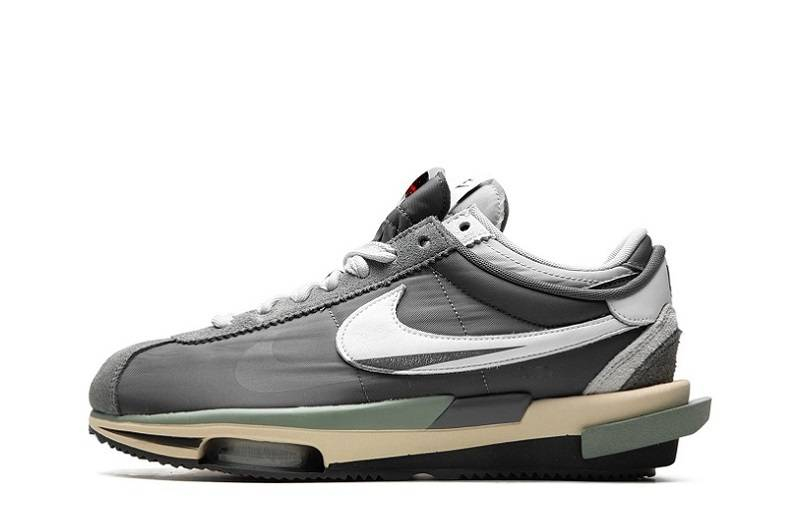 Sacai Nike Zoom Cortez „Alb Gri”