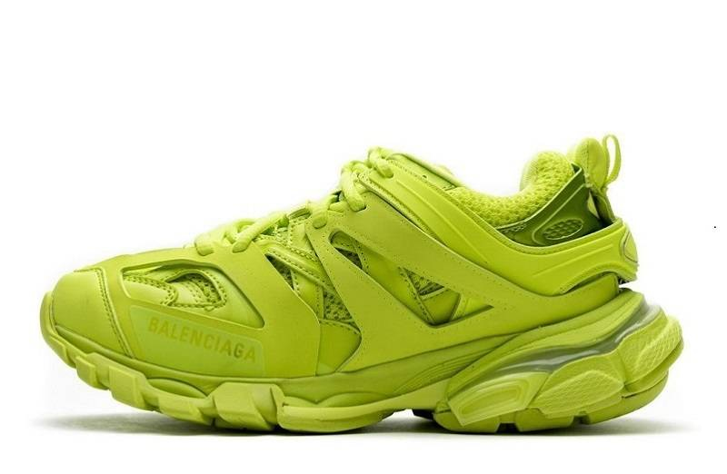 Balenciaga Tess S. LED « Jaune Fluo Blanc Cassé »