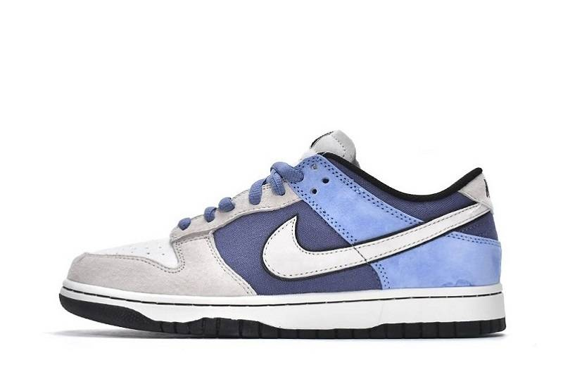 Nike Dunk Low Off-White &Quot;Blue/Black&Quot;