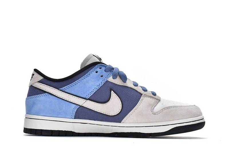 Nike Dunk Low Off-White &Quot;Blue/Black&Quot;