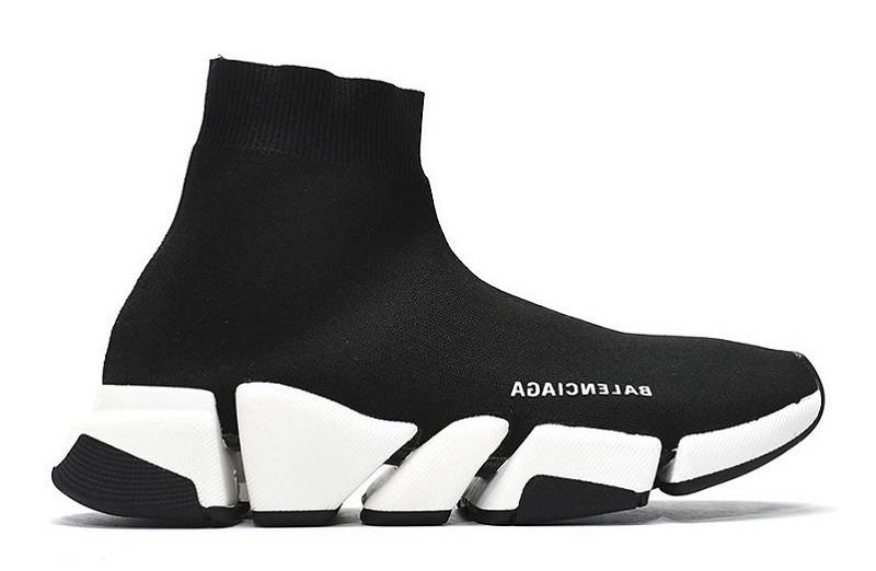 Zapatillas Balenciaga Speed 2.0 «Negras y blancas»