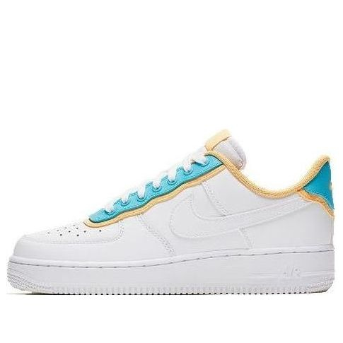 Nike Air Force 1 Low SE 'White Light Blue Fury Topaz Gold'