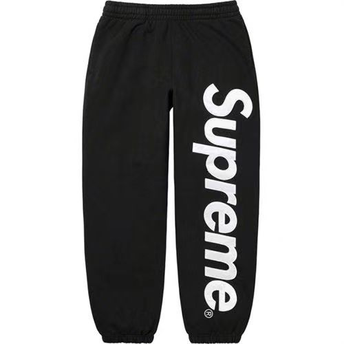 Satin Applique Sweatpant