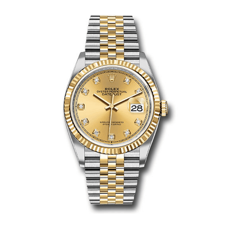 Datejust Two Tone Champagne Dial