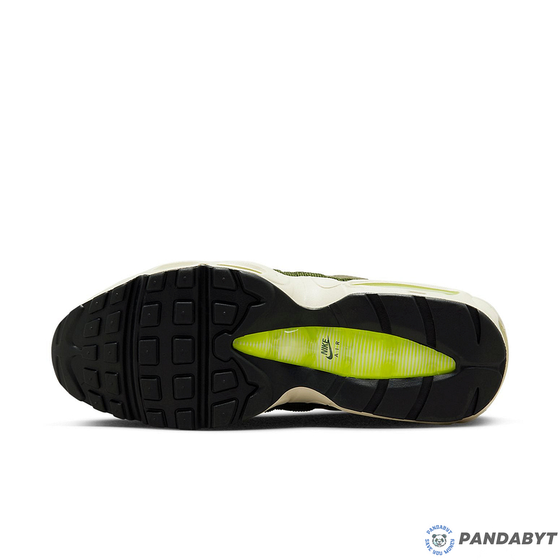 Pandabuy Nike Air Max 95 Leopard Tongue Low Tops Retro White Green