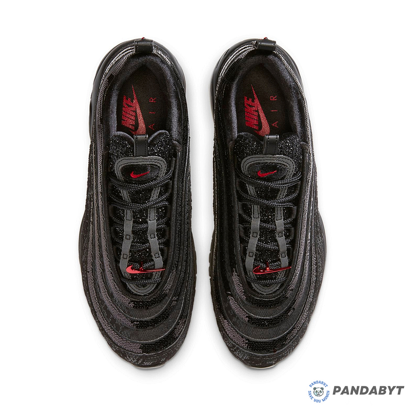 Pandabuy Nike Air Max 97 Black Sequin Black/Red