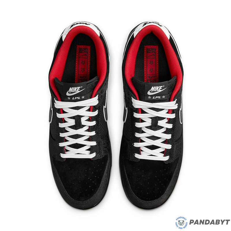 Pandabuy Nike LPL x Dunk Low 'Black White Red'
