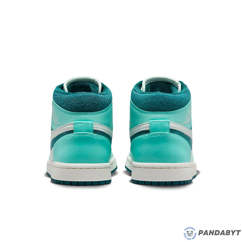 Pandabuy Air Jordan 1 Mid 'Bleached Turquoise'