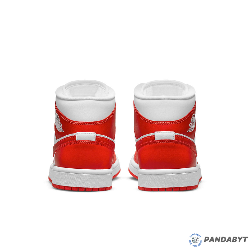 Pandabuy Air Jordan 1 Mid 'Habanero Red'
