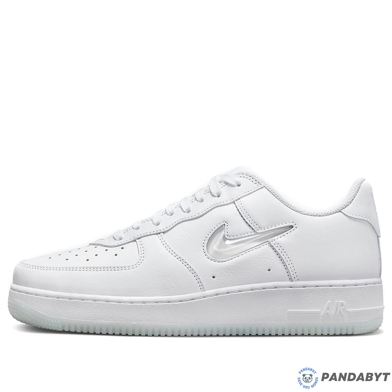 Pandabuy Nike Air Force 1 Low 07 Retro 'Color of the Month Jewel Swoosh Triple White'
