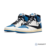 Pandabuy Travis Scott xFragment x Air Jordan 1 High OG SP « Bleu militaire »