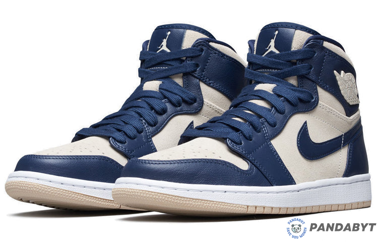 Pandabuy Air Jordan 1 High 'Navy Cream'