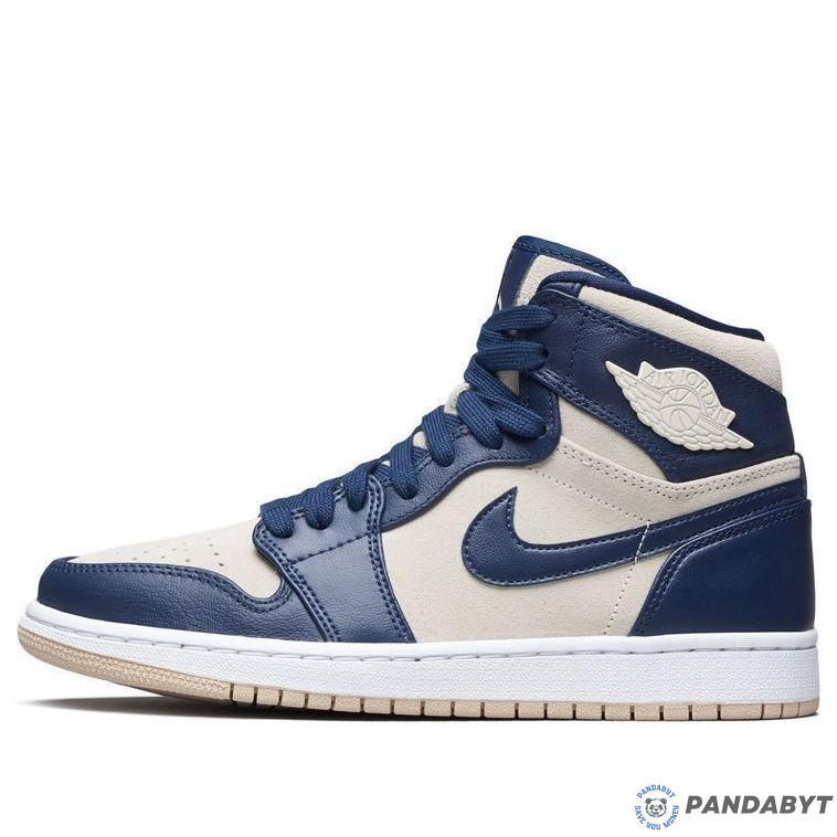 Pandabuy Air Jordan 1 High 'Navy Cream'