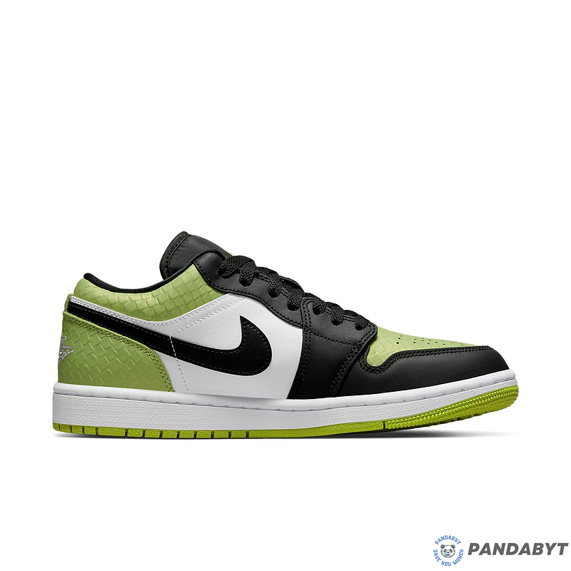 Pandabuy Air Jordan 1 Low SE 'Vivid Green Snakeskin'