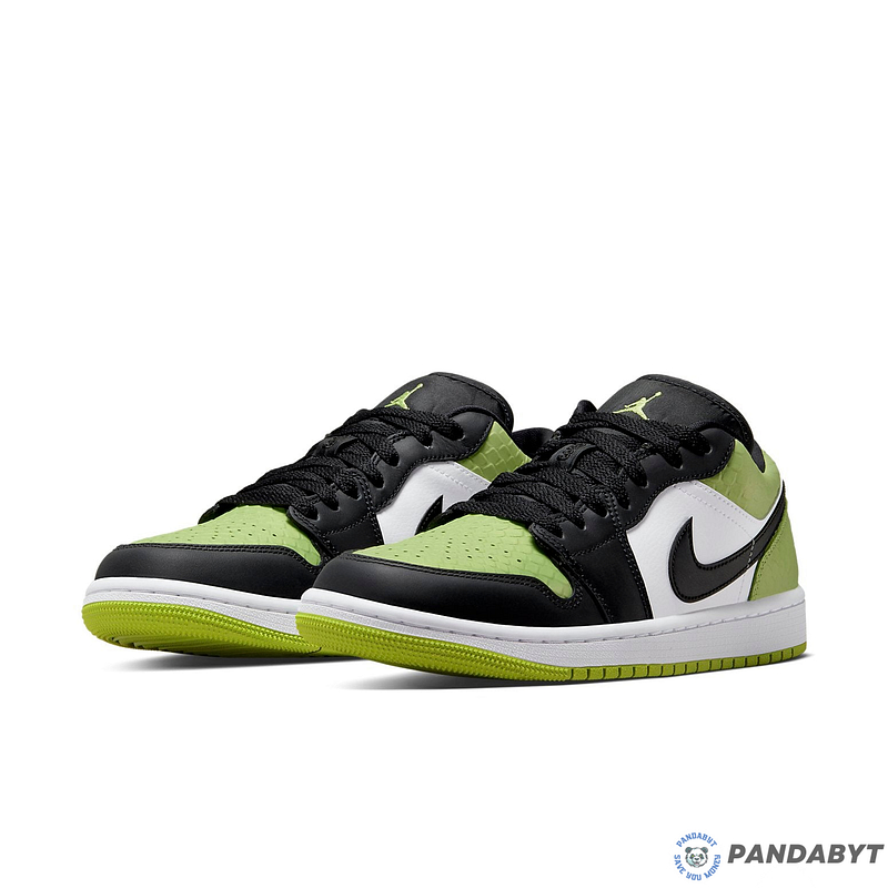 Pandabuy Air Jordan 1 Low SE 'Vivid Green Snakeskin'