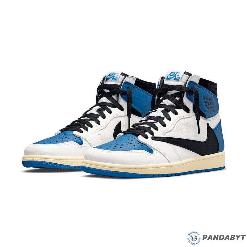 Pandabuy Travis Scott xFragment x Air Jordan 1 High OG SP “Blu Militare”