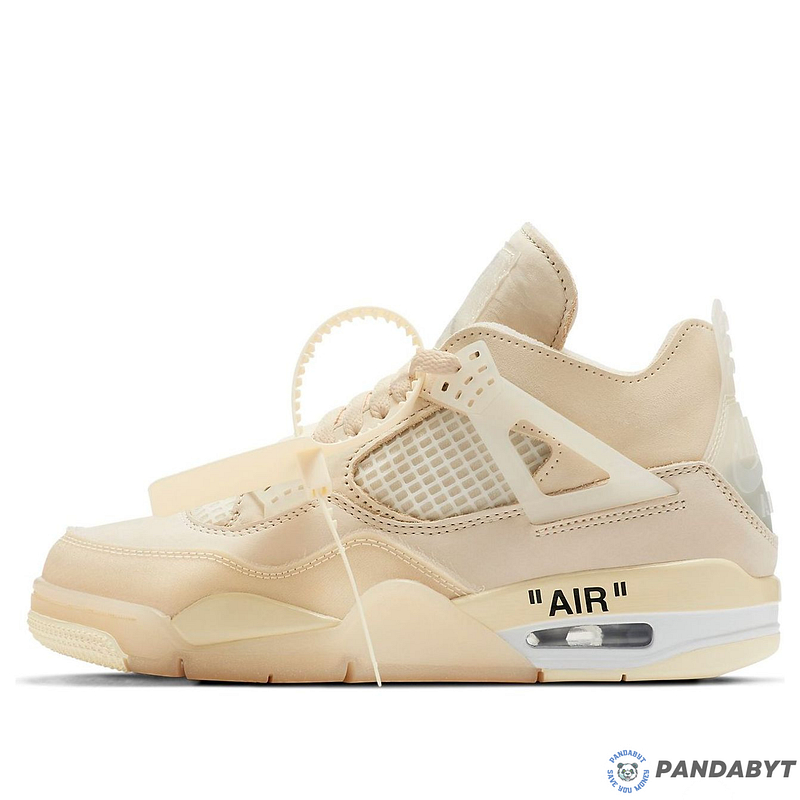 Pandabuy Off-White x Air Jordan 4 SP 'Sail'