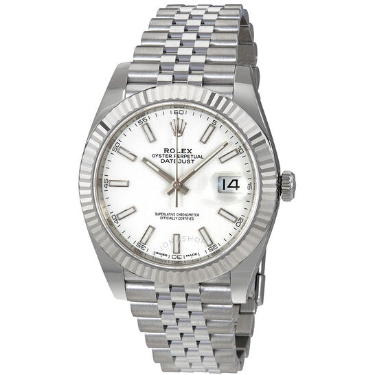 Datejust 41 White Dial Automatic Jubilee Code: RLX513