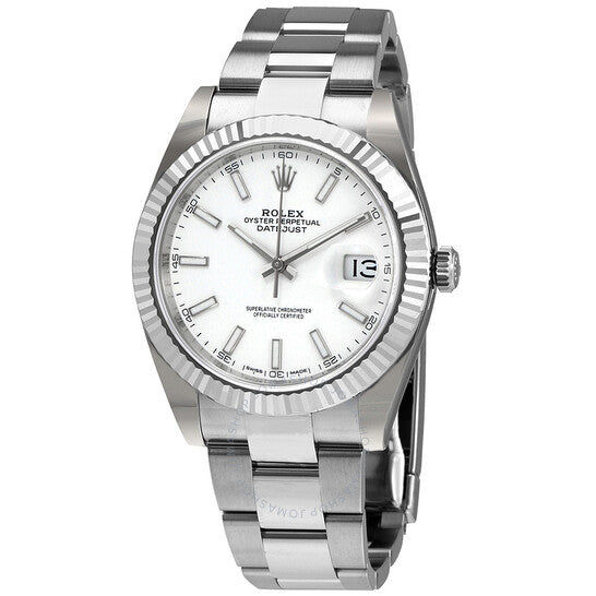 Datejust 41 White Dial Automatic Oyster Code: RLX514
