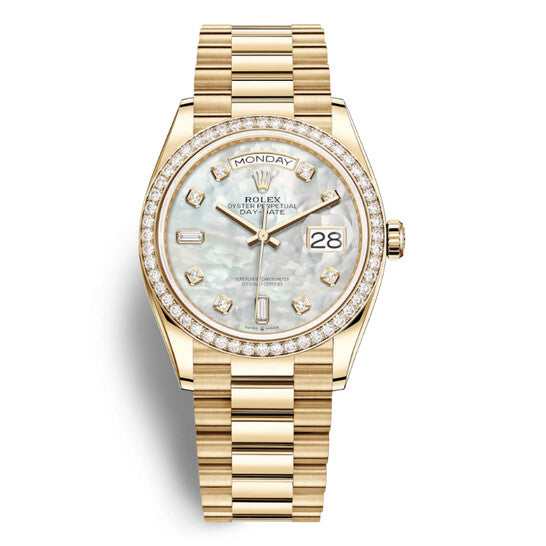 Day-Date 36 Mother of Pearl Dial Yellow Gold Women's - Code: RLX075