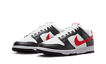 Dunk Low Black White Red