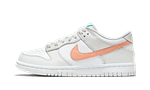 Dunk Low White Bone Peach Aqua