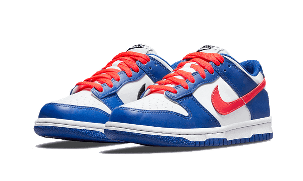 Dunk Low White Royal Red