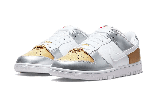 Dunk Low Gold Silver