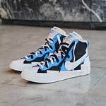 Blazer Mid Sacai White Black Legend Blue