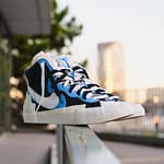 Blazer Mid Sacai White Black Legend Blue