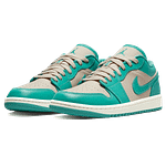 Air Jordan 1 Low Wmns 'Tropical Teal Sandy Beige'