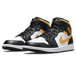 Air Jordan 1 Mid 'Black University Gold'