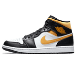 Air Jordan 1 Mid 'Black University Gold'