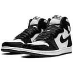 Air Jordan 1 Mid Black White Womens