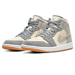 Air Jordan 1 Mid Coconut Milk Particle Grey