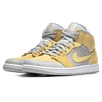 Air Jordan 1 Mid SE Grey Fog Lemon Wash