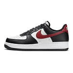 Nike Air Force 1 '07 'Black White Red'