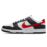 Nike Dunk Low 'Black White Red'