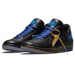 Off-White x Air Jordan 2 Retro Low SP 'Black Varsity Royal'