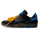 Off-White x Air Jordan 2 Retro Low SP 'Black Varsity Royal'