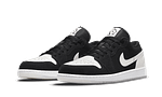 Air Jordan 1 Low Black White Diamond