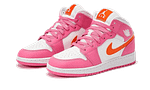 Air Jordan 1 Mid Pinksicle Safety Orange