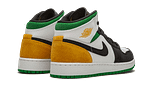 Air Jordan 1 Mid SE White Laser Orange Lucky Green