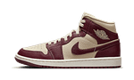 Air Jordan 1 Mid Split Beach Cherrywood Red