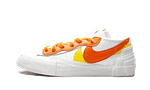 Blazer Low Sacai White Magma Orange