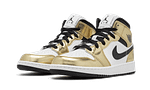 Air Jordan 1 Mid White Metallic Gold