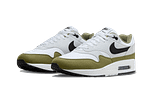 Air Max 1 White Black Medium Olive