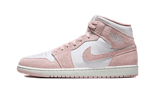 Air Jordan 1 Mid Pink Suede