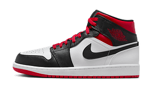 Air Jordan 1 Mid Gym Red Black Toe